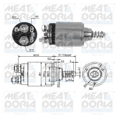 Solenoid Switch, starter